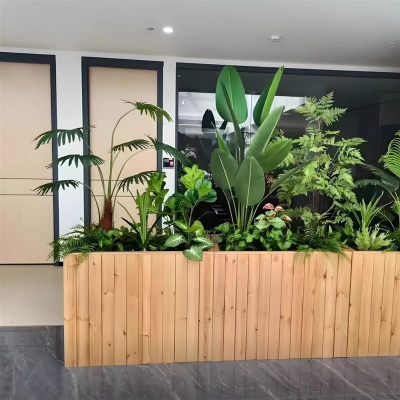 仿真假绿植造景组合办公室景观室内绿化定制装饰场景布置仿生植物