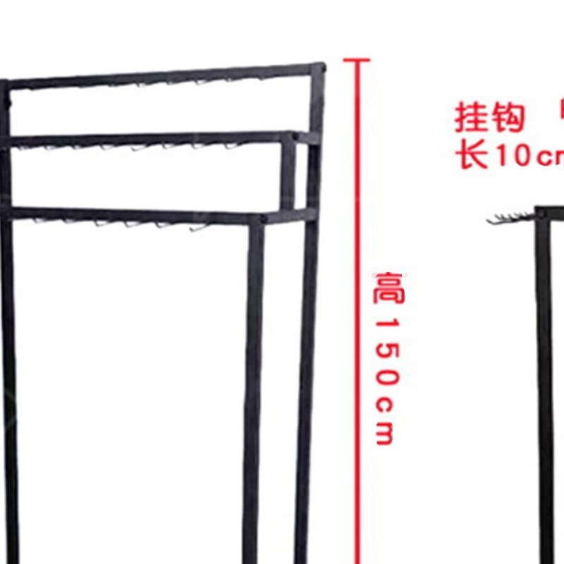 门口挂架百货展架扫把陈列支架悬挂展示柜卖货架子超市拖把展示架