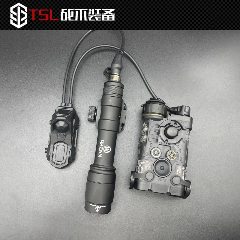 沃德森NGAL-L3镭射战术盒激光指示器Axon鼠尾开关+M600C手电