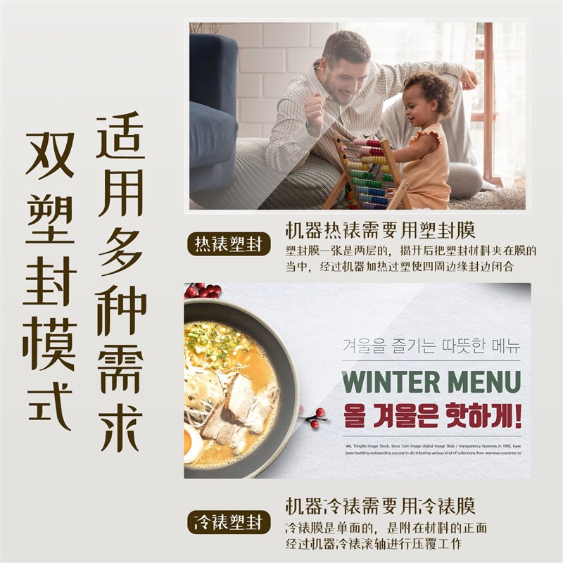 古德296封口机护贝机照片过胶机办公压膜机封塑机家用A4塑封膜A3