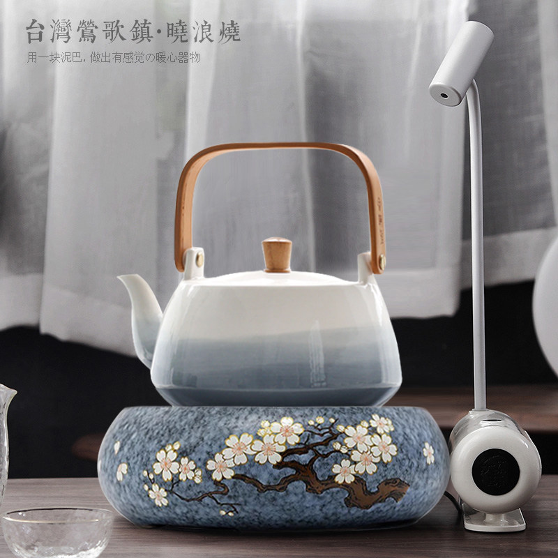 茶大师有田烧电陶炉煮茶器茶壶茶炉陶瓷烧水壶玻璃煮茶壶全自动