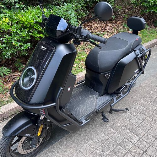 适用小牛电动车NXT前护杠保护杠NXT保险杠防摔防撞杠货架改装配件