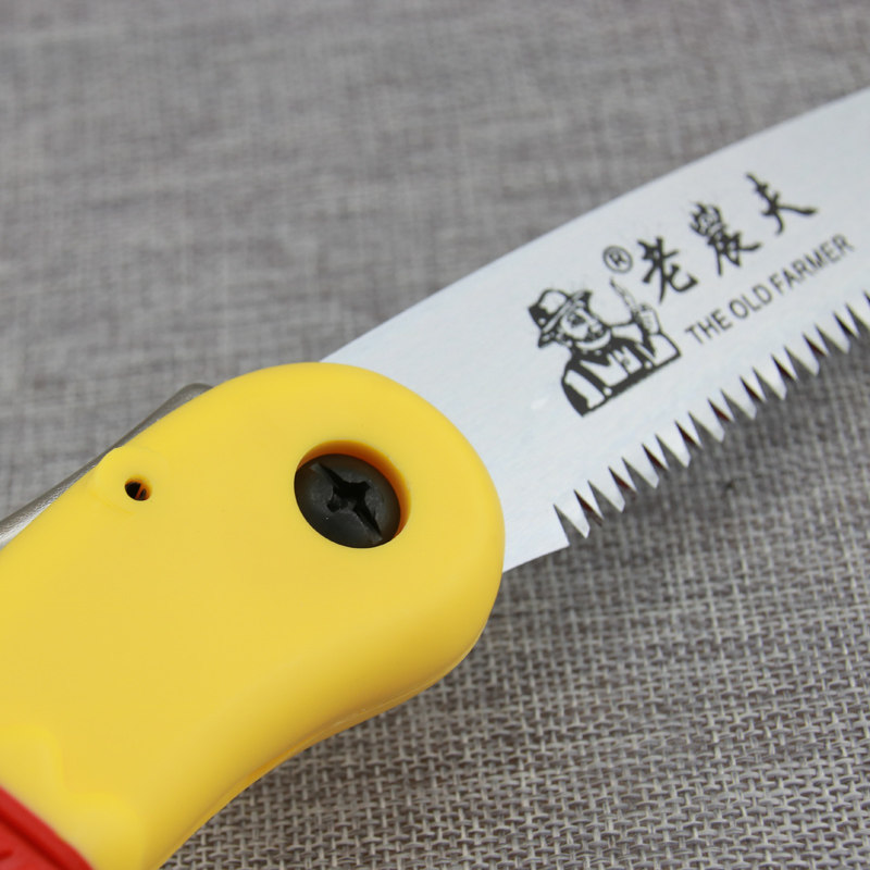 老农夫折叠锯 果园花艺盆景工具 修枝整枝手锯子 原装台湾制造