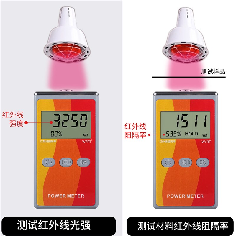 汽车太阳膜紫外线红外线测试仪功率计阻隔率检测仪隔热测试工具