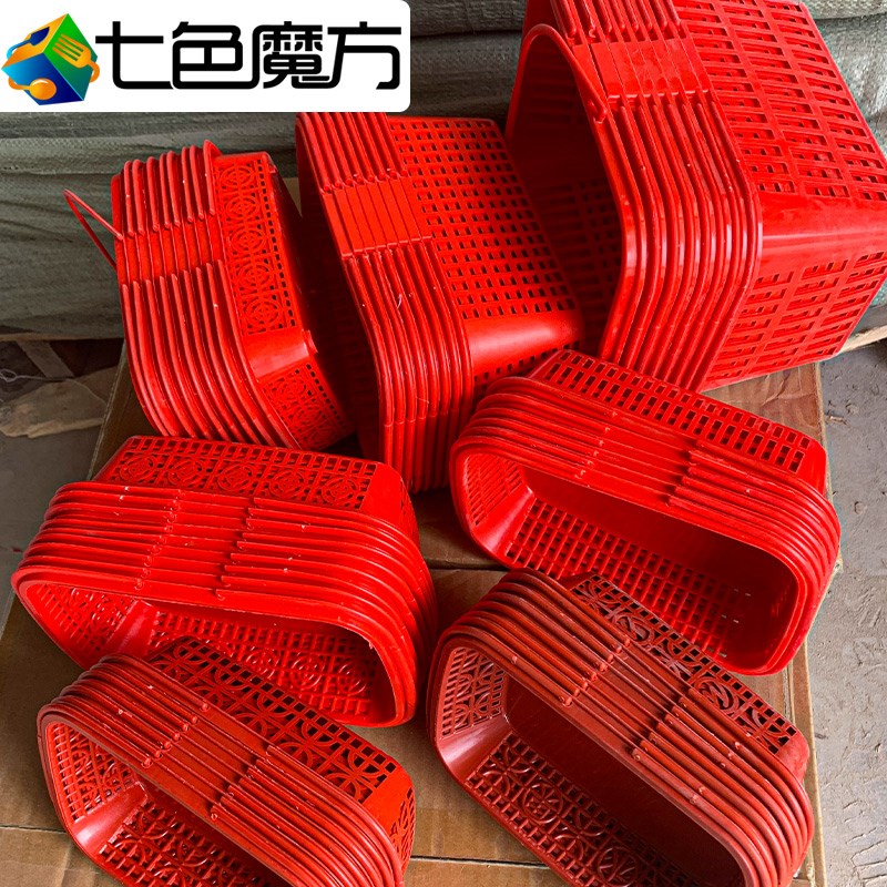 草莓采摘篮手提塑料水果筐1斤装一次性樱桃葡萄杨梅篮子厂家