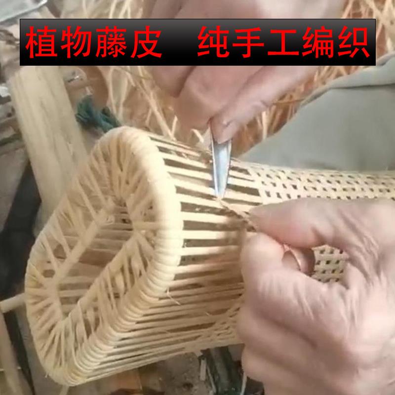 凉枕头真藤编夏季凉枕头空心枕藤编手工编织颈枕头汗蒸枕天然藤枕