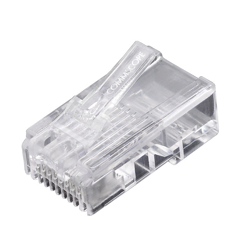原装AMP康普 正品安普水晶头 RJ45网线接头 超五类网络水晶头8芯