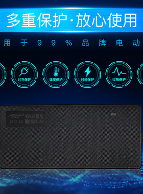 宝德驰锂电池电动车自行车充电器24V36V48V10AH42V2A54.6V3A67.2V