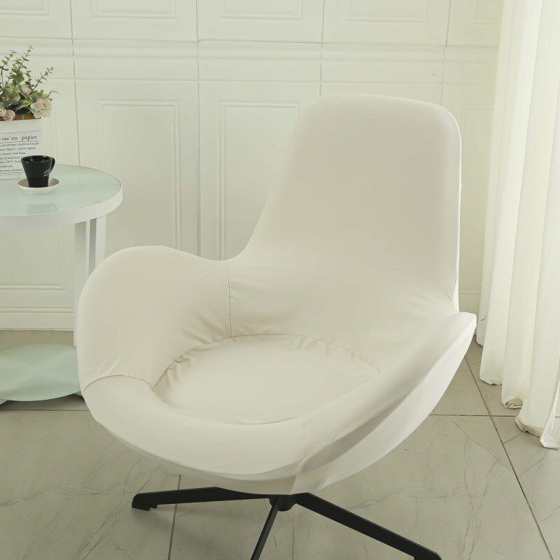 通用弹力蛋壳椅套罩休闲 转椅套家用单人午休沙发套懒人摇摇