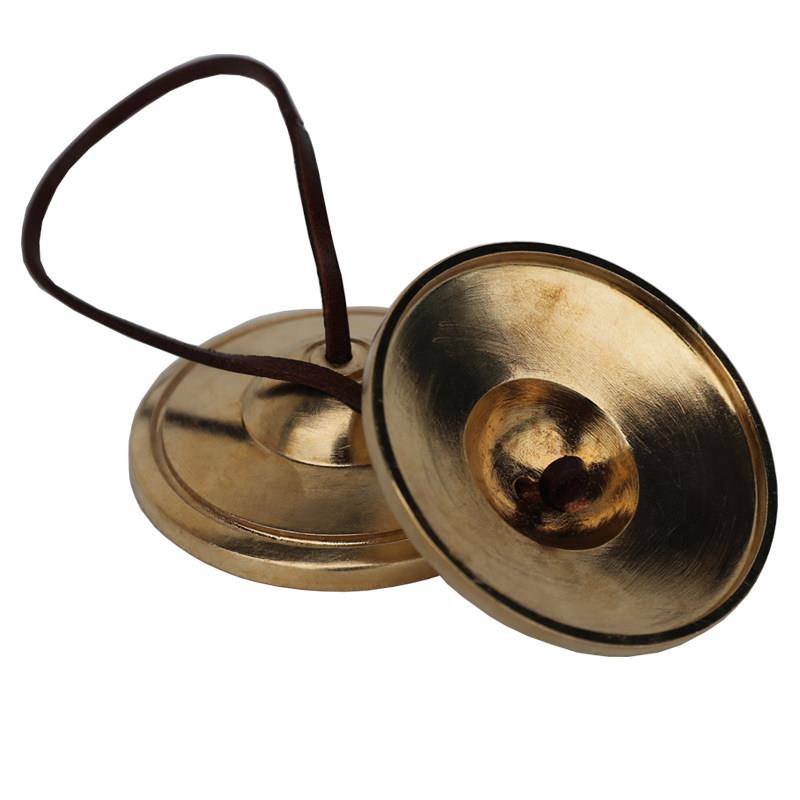 佛具古法碰铃法器纯铜打击乐器铜铃铜钹铜镲密宗用品