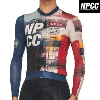 NPCC春夏长袖骑行服薄款公路车上衣骑行自行车骑行服上衣男女通用
