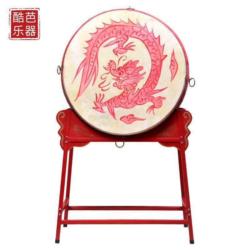 大鼓立式战鼓立式龙鼓牛皮大鼓演出鼓锣鼓跳舞鼓寺庙鼓中国大红鼓