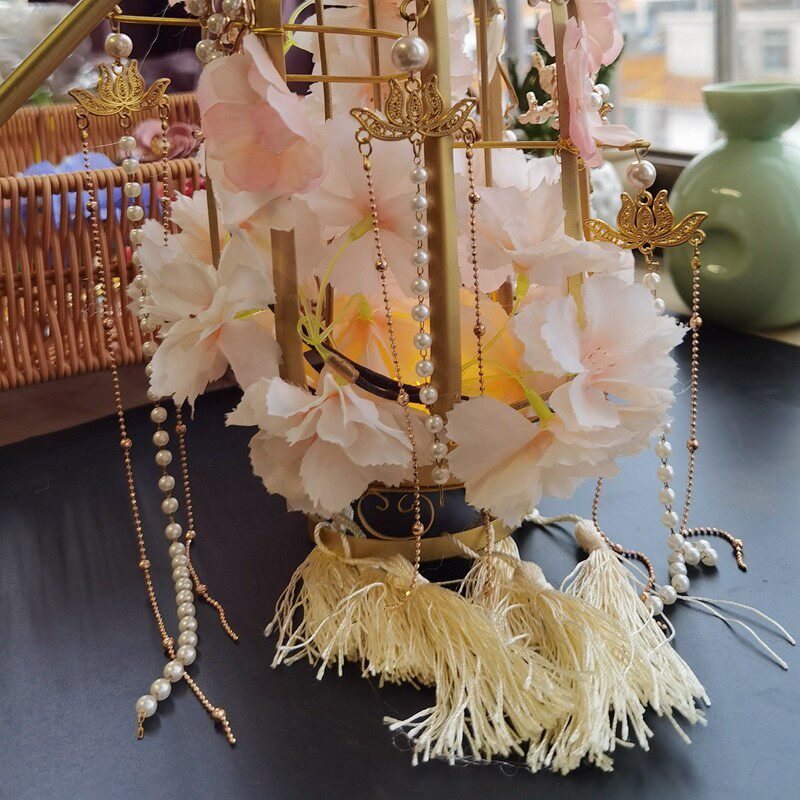 复古手提宫灯古风灯笼汉服花灯古装拍照摄影走秀道具新年中秋节日
