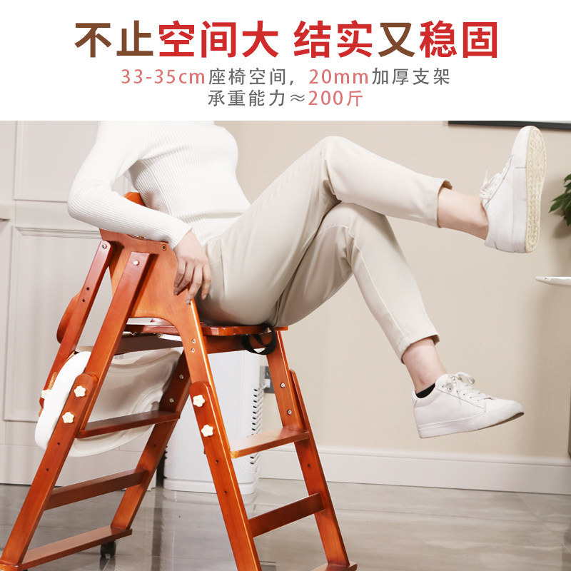 宝宝餐椅实木婴儿餐桌椅子家用多功能可携式可折叠吃饭BB凳儿童餐