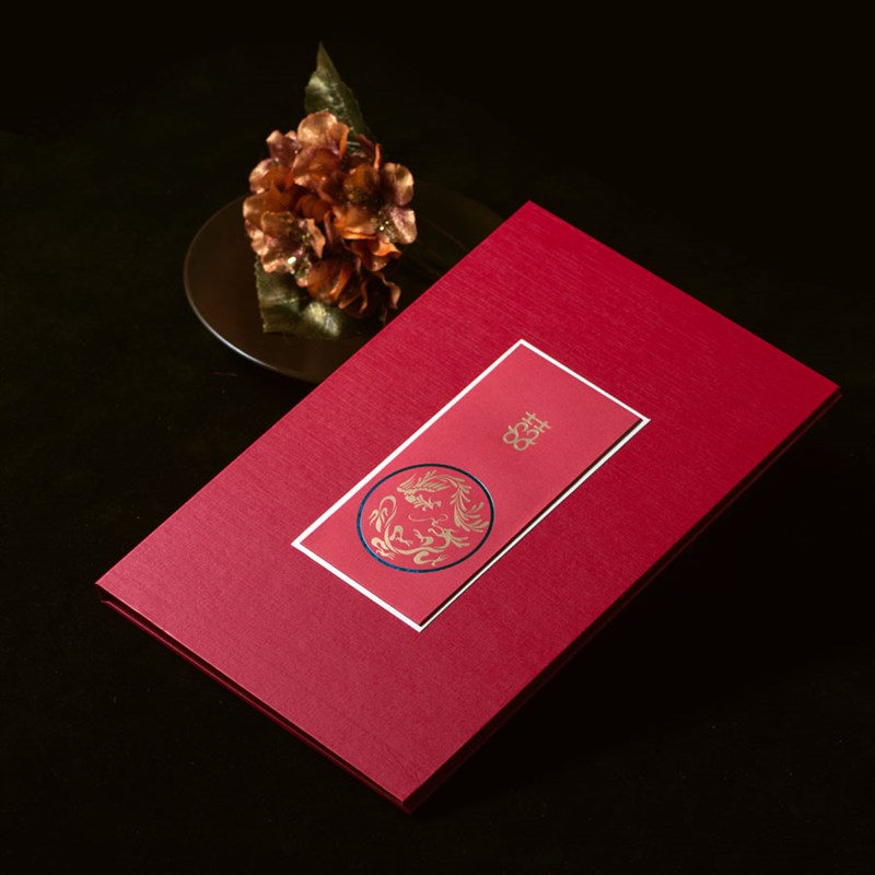 婚礼签到册新款中国风个性创意结婚喜事签到本嘉宾签名簿礼金登记