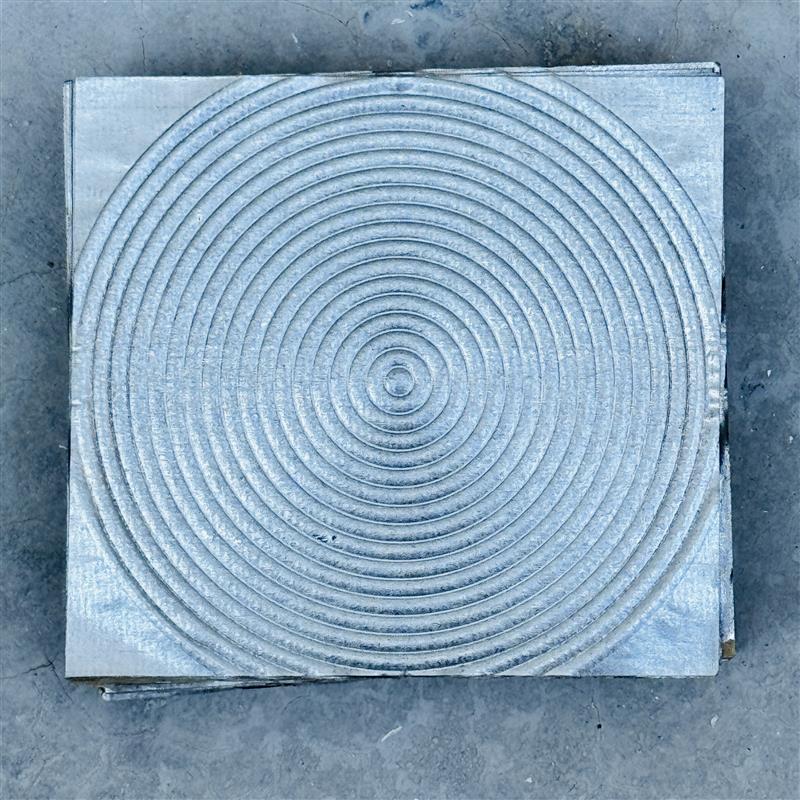 绍兴纸纯手工锡箔中心圆圈银洋锭9x9.5cm1000张烧纸折纸元宝纸