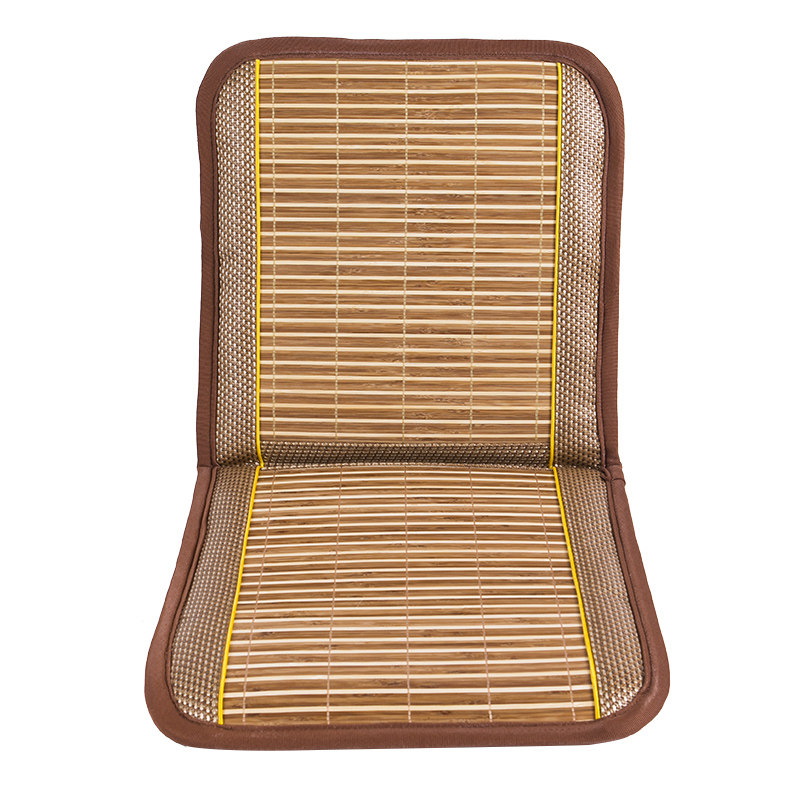 夏天凉席坐垫靠垫一体夏季办公室电脑椅子透气竹座垫老板靠背凉垫