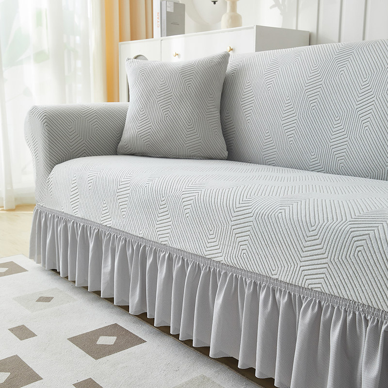 直排沙发套全包万能套四季通用型高级感老式沙发套罩裙边新款2023