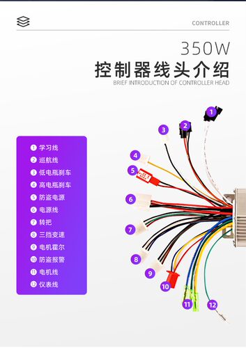 电动车控制器60v伏350w500w800w1000w直流无刷自学习两三轮车通用
