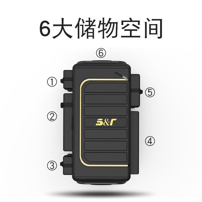 车载后备箱储物箱汽车用品工具收纳箱折叠置物盒尾箱整理包
