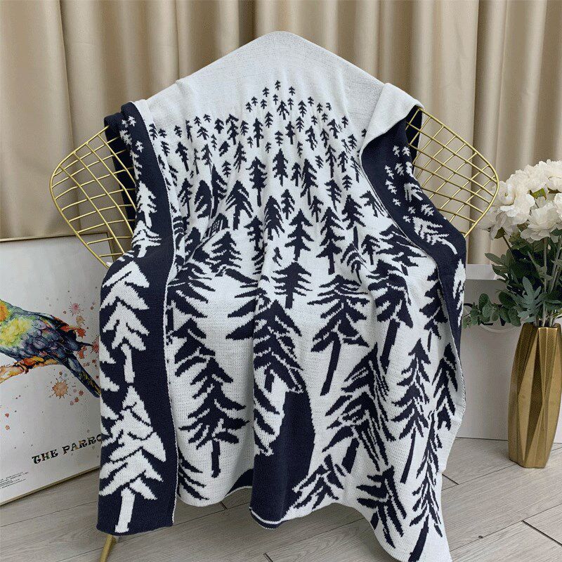 四季通用北欧单人毛毯卧室铺床沙发毯盖毯毛巾被毯子沙发用午睡毯