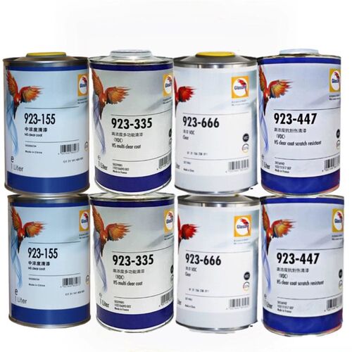 巴斯夫鹦鹉清漆923-335/447高浓度抗划伤清漆环保光油汽车油漆S店