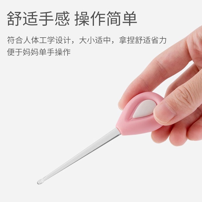 婴儿发光挖耳勺宝宝专用母婴店幼儿童掏耳朵耳屎神器带灯套装可视