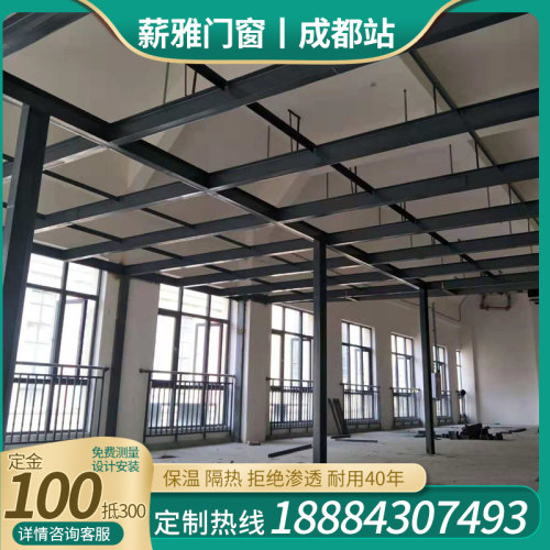 成都钢结构定制阁楼搭建室内混泥土平台槽钢工字钢楼梯厂家直销