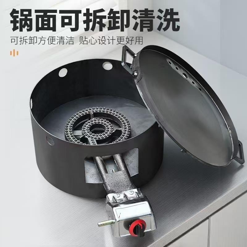 烈火牛肉炉子商用铁板炉烧烤盘铁板鱿鱼手扒炉煎牛排烤肉摆摊机器