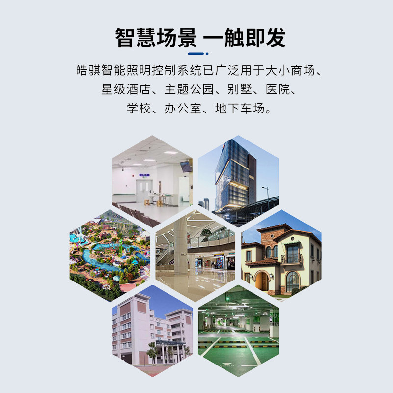 智能照明控制模块楼宇展厅景观灯RS485通讯 路灯光远程控制器系统