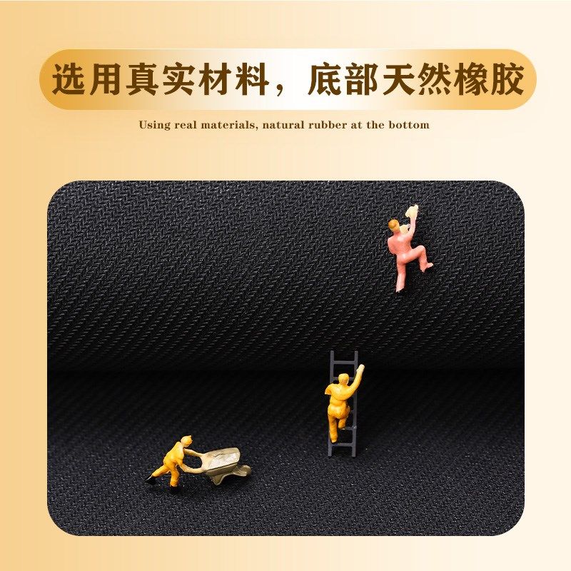 红色2MM超薄不卡门入户地垫新中式喜庆防滑吸水出入平安玄关门垫