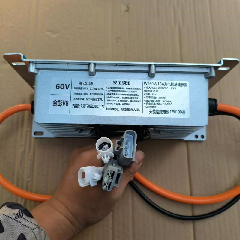 适用金彭D70 S70 D90 T90 V8 艾米骏驰012电动车车载充电机充电器