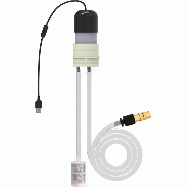 小型电动喷水器喷雾器微型移动喷壶植物浇水泵养花浇花抽水喷水头