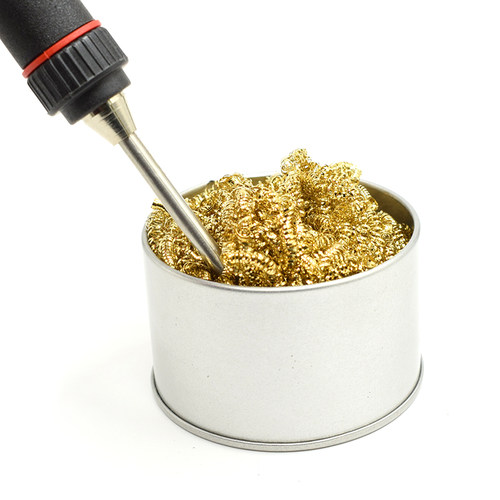 电烙铁头清洁器 焊头洁咀器 除锡铜丝球 焊嘴清洁球 锡渣除锡网