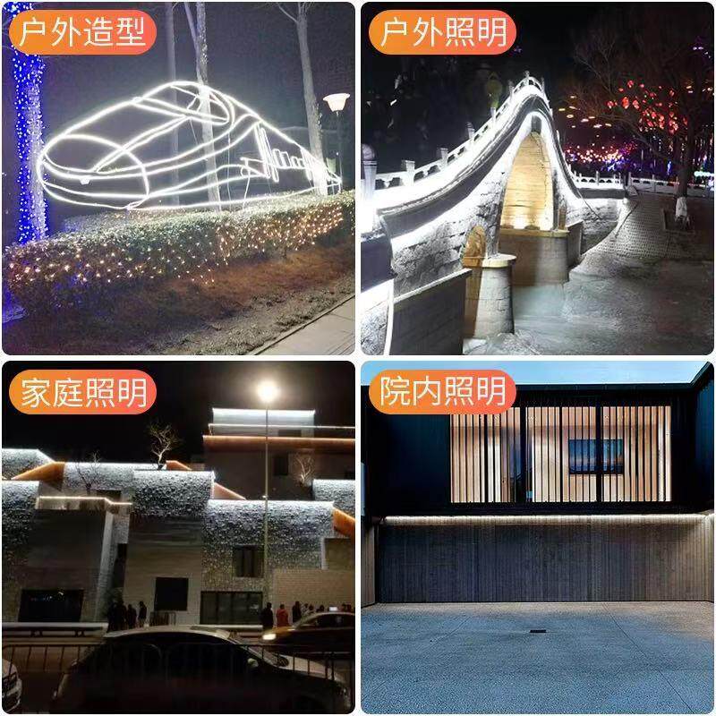 灯带3030灯珠120灯220v高压24v36v低压户外防水高亮无压降超亮LED