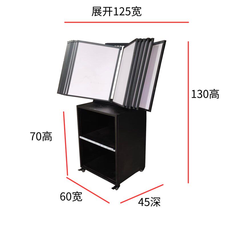 墙布展架硅藻泥涂料墙纸壁纸艺术漆木地板展示架翻页立式瓷砖展柜