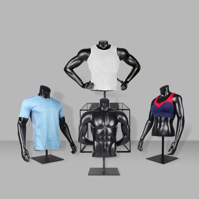 服装店模特道具男女半身女装橱窗人台衣服架子内衣人偶模特展示架
