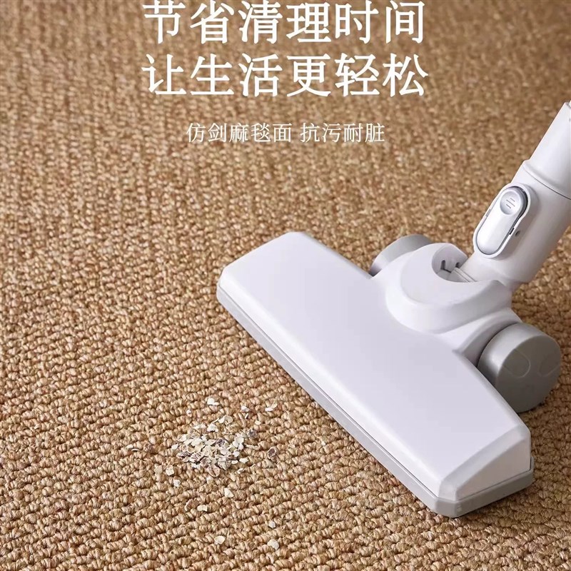 大宅素色正方形地毯轻奢风格客厅茶几毯入户玄关地垫书房转椅地垫