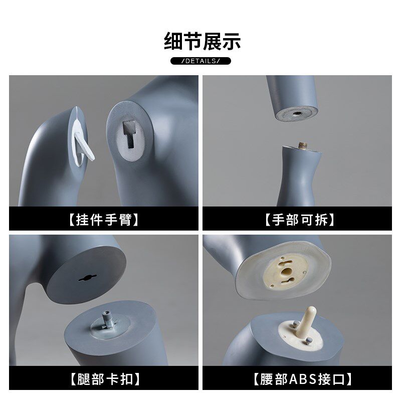 儿童运动模特道具人偶跑步假人体服装店童装模特展示架全身青少年