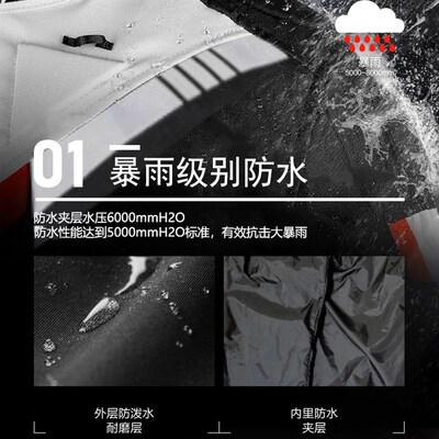 秋冬摩托车骑行服套装男款重机车骑士赛车服女防暴雨防风四季通用