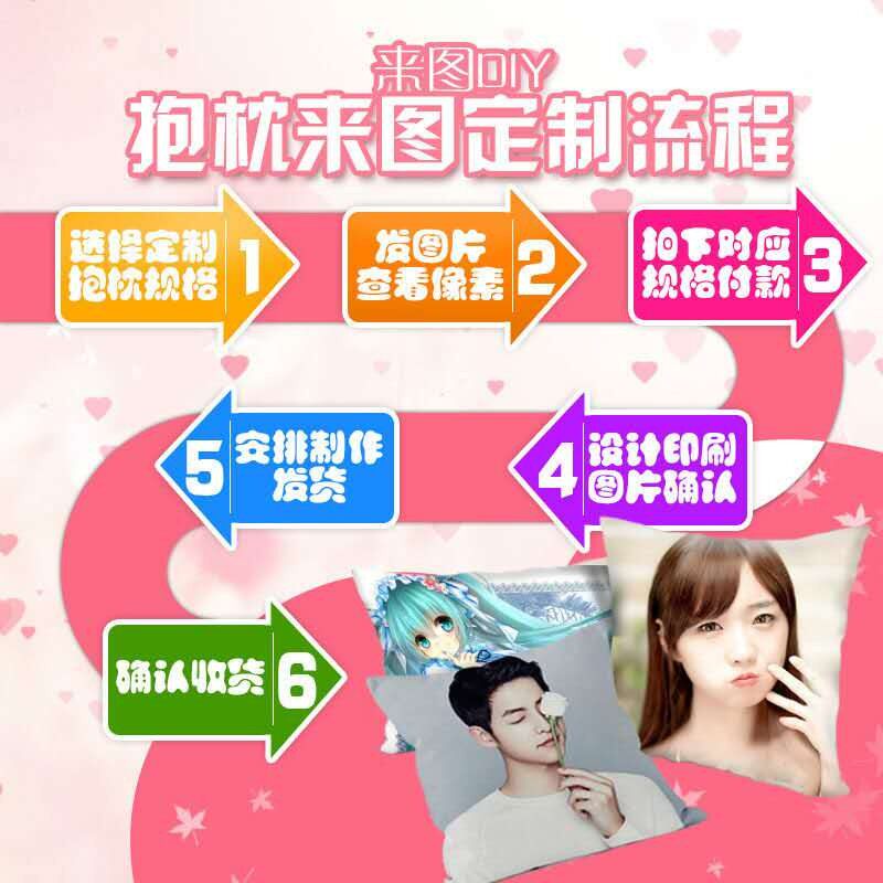 2021十字绣抱枕定做diy真人照片私人订制学生情侣靠垫套线绣双面