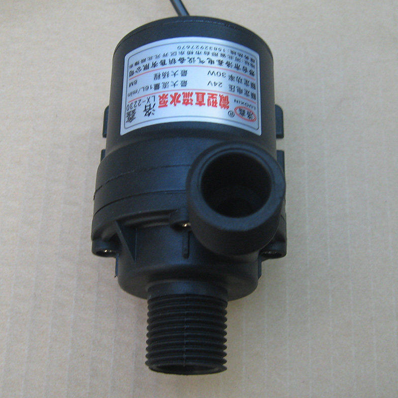 家用小型DC12V24V直流无刷移动洗澡机太阳能热水器出水增压水泵