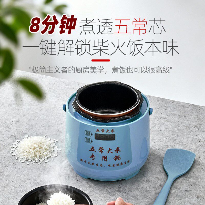 五常大米专用锅2L不沾锅电压力锅高压 家用 商用迷你电炖锅 饭煲