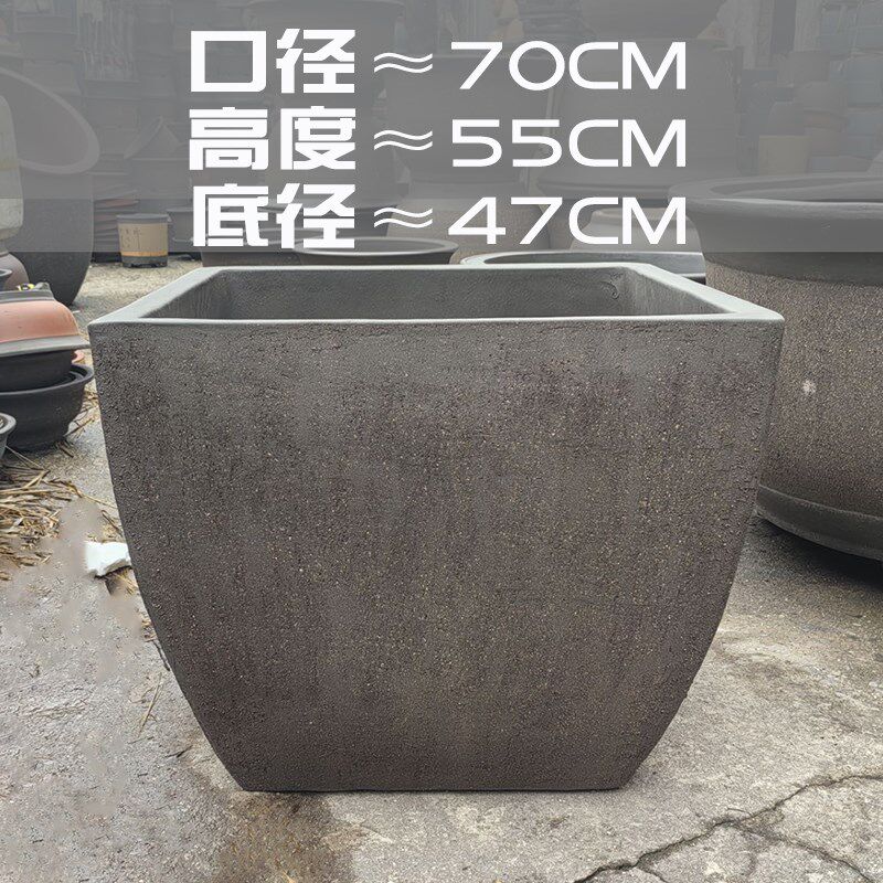 无孔养鱼水培植物紫砂花盆养金鱼铜钱草碗莲睡莲荷花陶瓷生态鱼缸