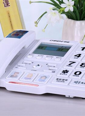 中诺C219固定电话机家用大铃声大按键老人机座机一键拨号老年座式