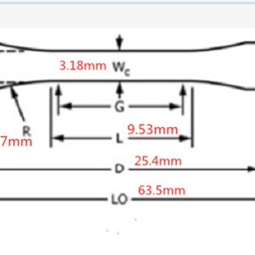 ASTM D638塑料拉伸属性的标准试验方法 取样裁刀塑料拉伸哑铃刀模