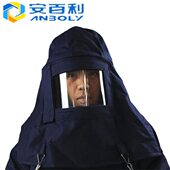 防蒸汽头罩 阻燃耐高温防烫防蒸汽头罩300度蒸汽防护服阻燃头罩