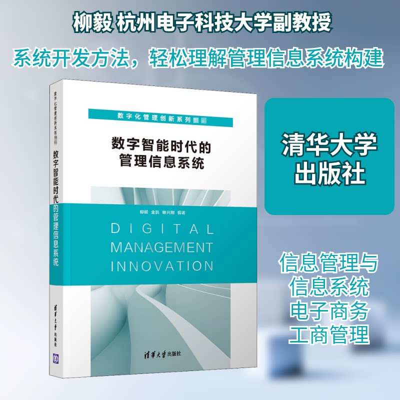 正版新书 数字智能时代的管理信息系统 柳毅,金鹏,雒兴刚 编 清华大学出版社
