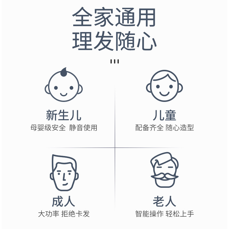 理发器电推剪头发神器专业电推子剃头刀自己剪家用理发工具套装
