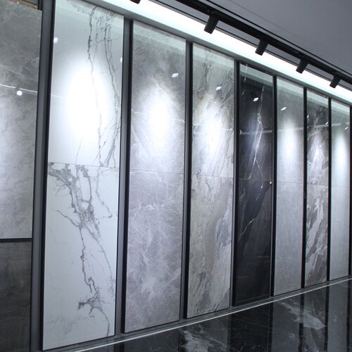 无缝瓷砖展示架多功能地板样品展架地砖架子挂墙立式包边陶瓷展架
